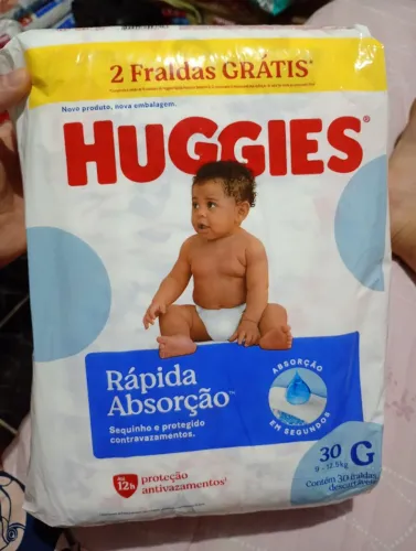 6 pacote de fraldas ! Não faço trocar