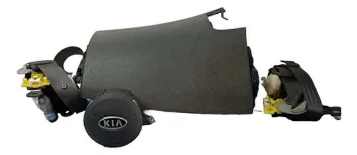 Kit Airbag Bolsa Volante Painel Kia Cerato 2009 2010 2013 Preto