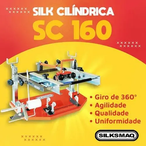 Máquina Serigráfica Cilíndrica SC 160 Silksmaq