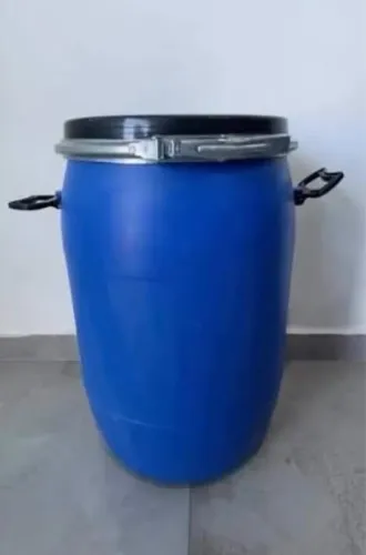 Bombona Plástica 50 L com tampa e cinta lacre