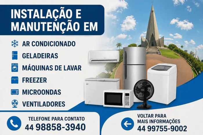 Instalação e manutençãoe assistência técnica especializada máquinas etc