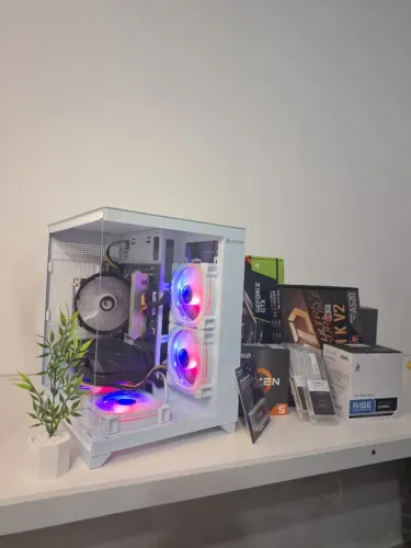 Pc gamer Ryzen 5 5600 rx 5060 ou rx 9060xt Novo- Loja Física