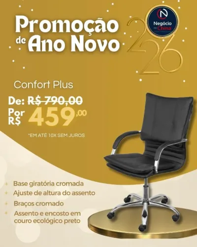 Cadeira Giratória Confort Plus