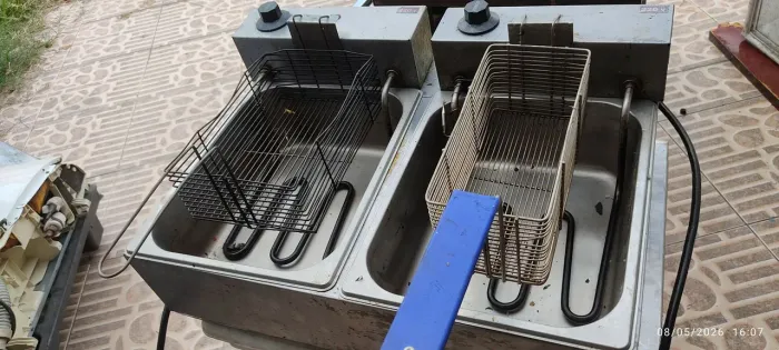 Fritadeira DUPLA elétrica INOX 10 litros"LEIA TUDO"