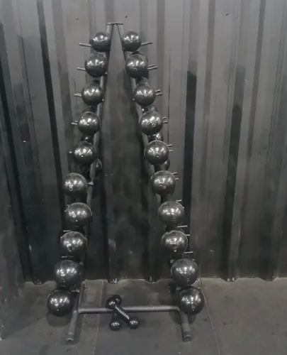 KIT HALTERES (torre com pesos de 1 a 10kg).