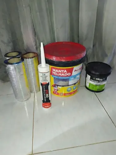 Kit Impermeabilização e Vedação para Telhados e Lajes - Completo!