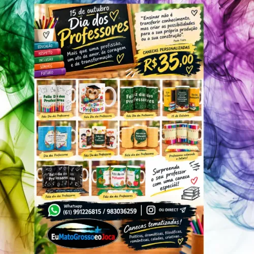 CANECAS PARA O DIA DOS PROFESSORES!