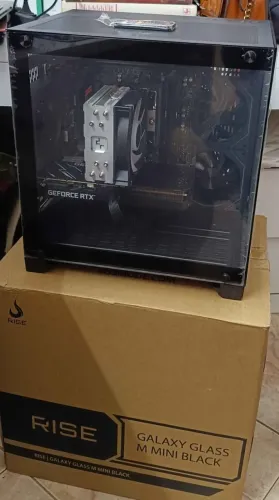 PC Gamer RTX 3060 Ti + Ryzen 5 5500 | Gabinete Aquário | Até 12x