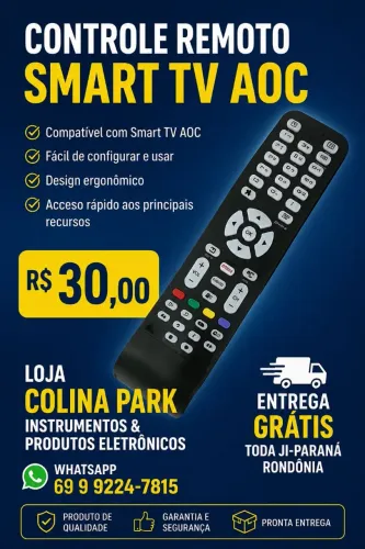 Controle Remoto Smart Tv AOC
