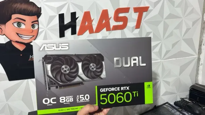 Placa de Vídeo RTX 5060 TI Asus 8GB