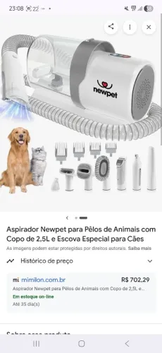 Aspirador Newpet 7 em 1
