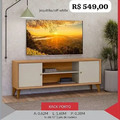 Rack Porto 1,60m - Promoção 
