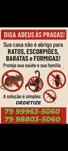 DEDETIZAÇÃO #TRANSPARÊNCIA E PREÇO JUSTO