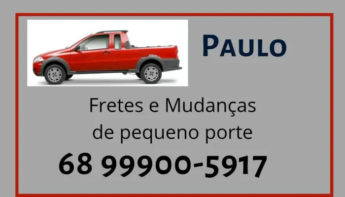 Faço frete e pequenas mudanças
