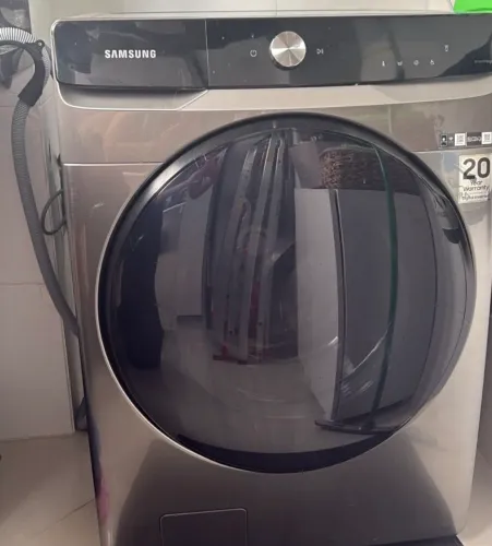 Lava e Seca Samsung 17kg WD17T Ecobubble, Wi-Fi, WD17T6300GP, Motor Inverter, Inox 110v