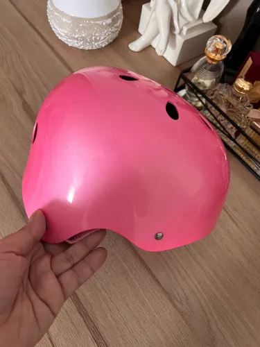 Capacete Rosa Infantil