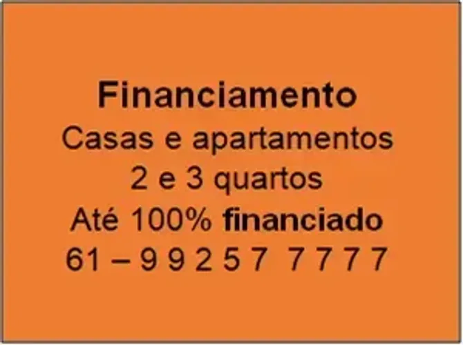 Financiamento De Casas e Apartamentos Novos, De 2 e 3 quartos Até 100% Financiado,
