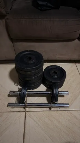 Par de Halteres Peso Academia 56kg