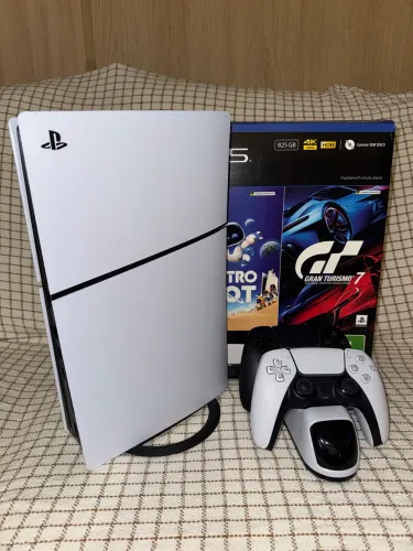 Ps5 Slim 825GB - Edição Digital + 2 Controles