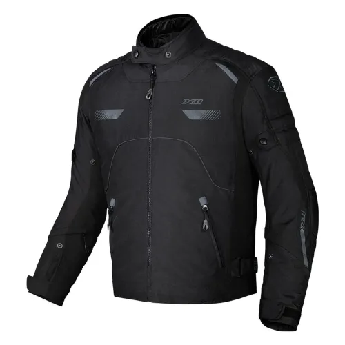 Jaqueta Motociclista X11 Veler Masc. c/ Proteções Pt/Cz , Pt/Vm (Impermeável/Ventilada)