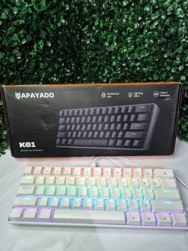 ? Teclado Mecânico Gamer K61 - RGB (NOVO E LACRADO) ?
