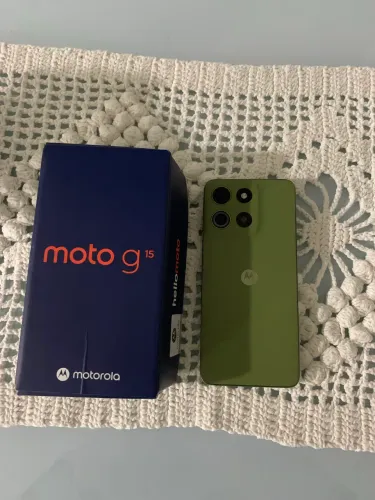 Vendo moto g15 completo novo 