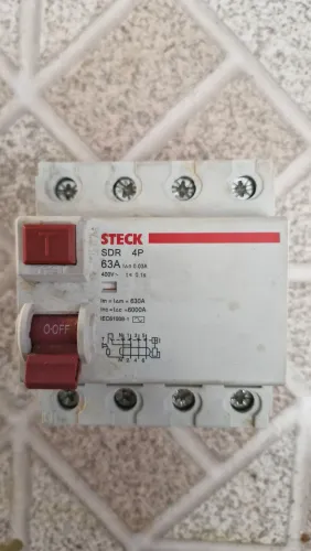 Disjuntor Steck 63A Bipolar