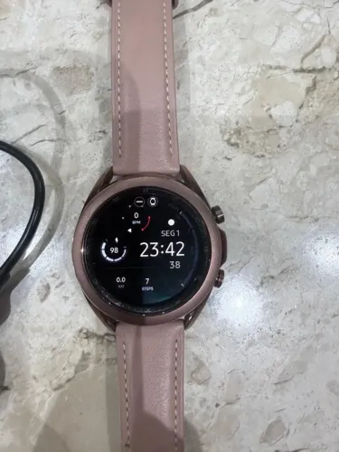 Samsung Galaxy Watch3 41mm LTE Bronze com caixa e NF