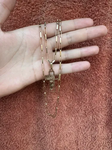 Corrente e pulseira cartier ouro 18k