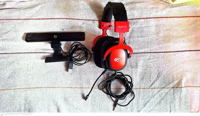 Fone Havit jogos + web câmera HD