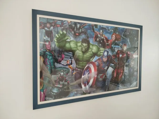 Quadro personagens Marvel 