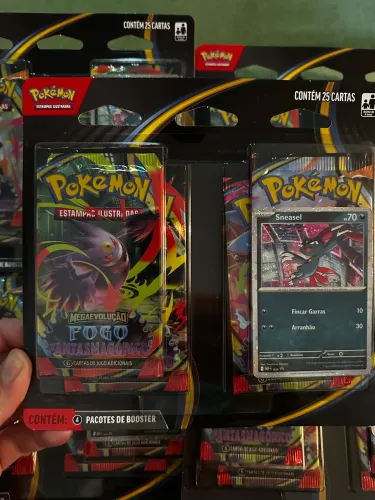 Pokemon RCG Fogo Fantasmagórico 6 quadripack originais