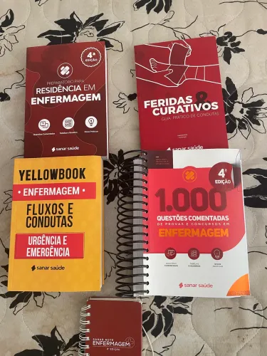 Livros de enfermagem sanar saúde 