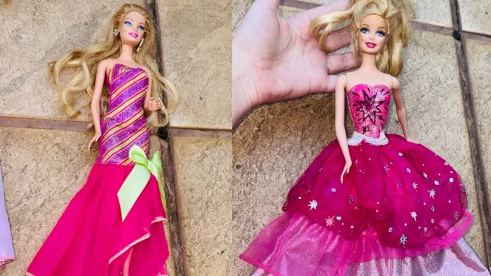 RESERVADO - Kit com duas Barbies moda e magia e Natal perfeito