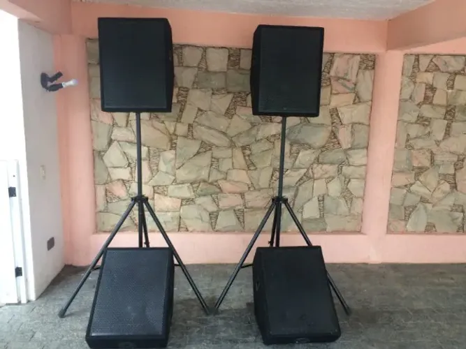 CAIXA DE SOM RETORNO (MONITOR PALCO 375W RMS/ 1200W PMPO (BANDA-DJ)