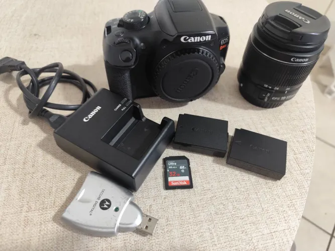 Kit t6+ 2 bateria e cartão 32g