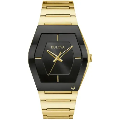 Relógio Masculino Bulova Gemini dourado 97A164