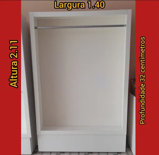 Armário Expositor Loja Branco
