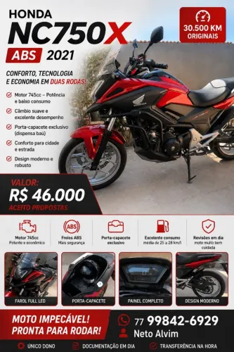 Moto NC750x conservadissima