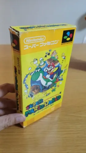 Jogo Super mario World - Original com caixa - Super Famicom