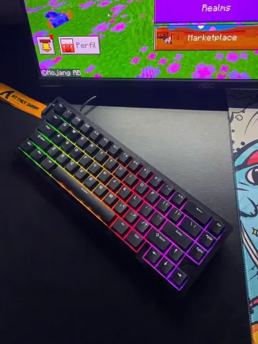 Teclado Magnético Attack Shark X68 he