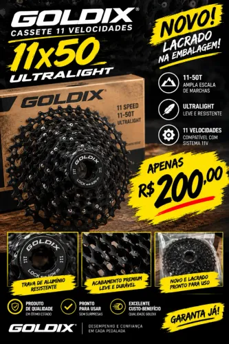 Cassete Goldix 11 velocidades 11x50