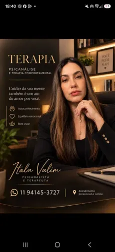 Terapia e vida venha fazer uma sessão comigo!
