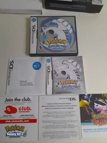 Pokémon Soul Silver (DS) - Completo (CIB) + Pokéwalker. FAVOR LER DESCRIÇÃO