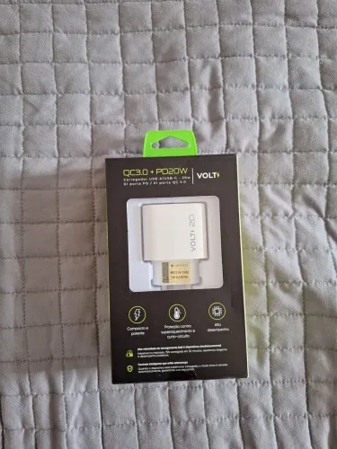Carregador Volt 20w  compatível com Apple 
