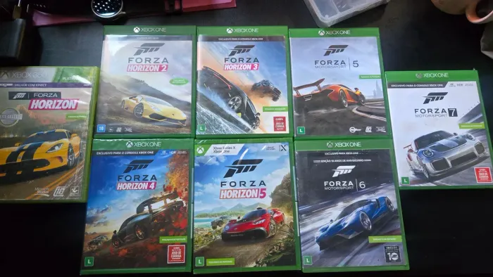 (LEIA O ANUNCIO) Lote Forza Horizon e Motorsport do Xbox One - 8 jogos
