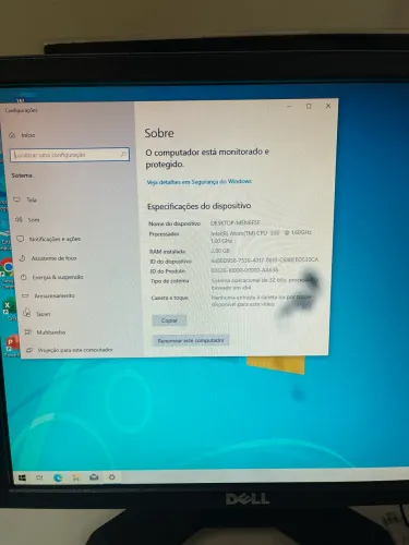 Computador com monitor