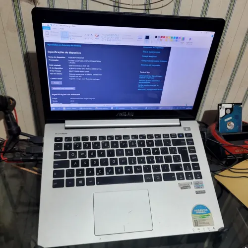 Notebook ASUS Ultrabook Core i5 6GB RAM 500GB SSD