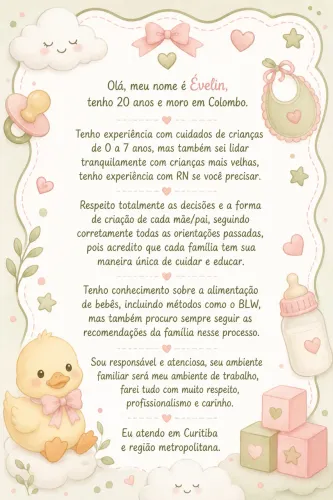 Serviço de babá 