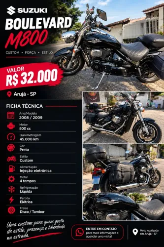 Suzuki Boulevard M800 2009